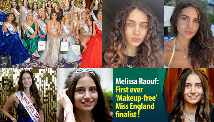 Melissa Rauf - Miss England 2022 finalist - Make-up free Girl (Photo and Details)