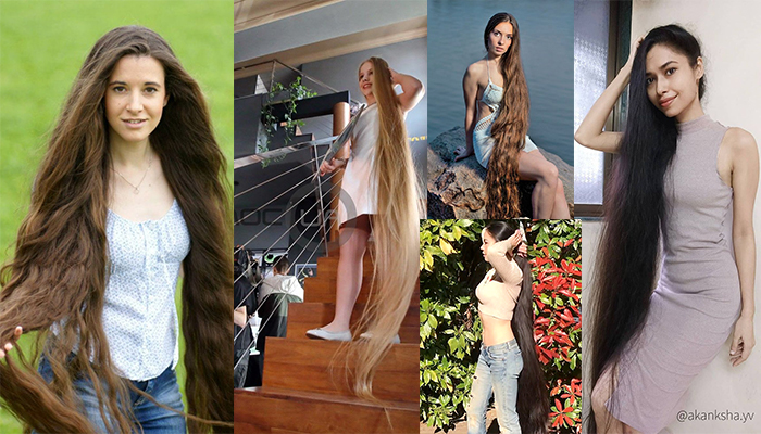 Guinness Record World Longest Hair Girls