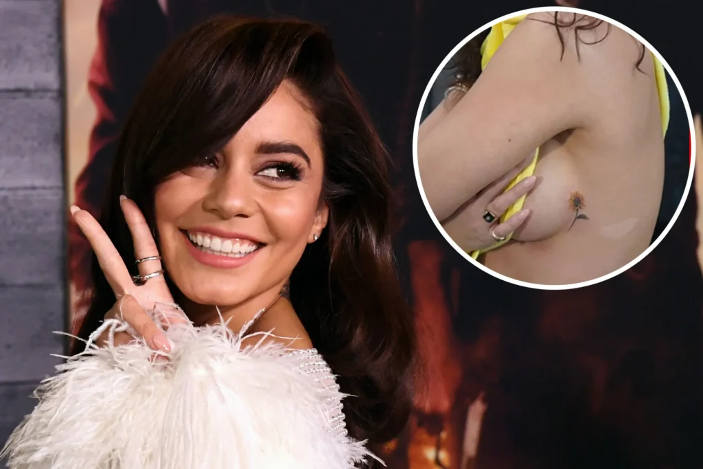 vanessa hudgens sunflower tattoo