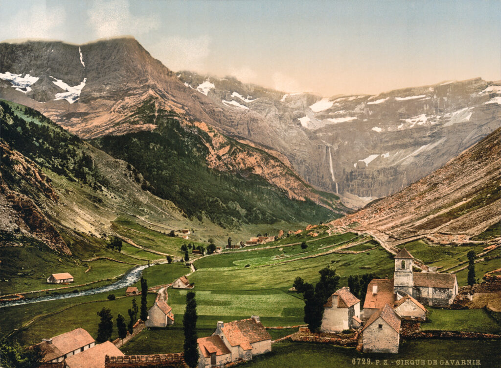 Cirque de Gavarnie Photochrom Restored