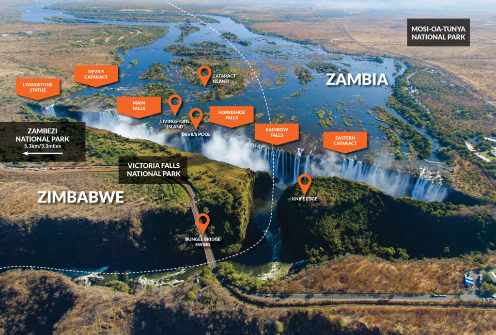 vic falls map21