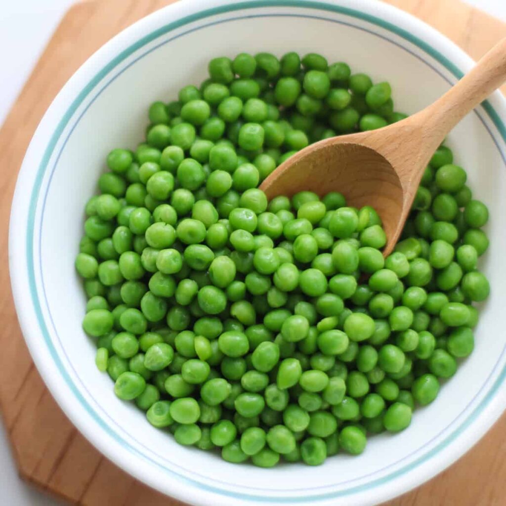 How to cook frozen peas