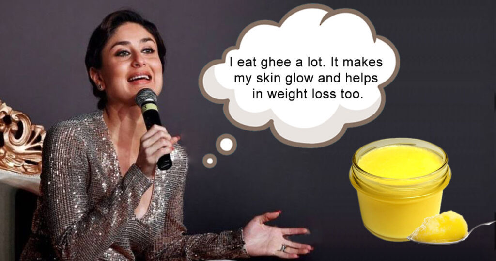 Kareena Kapoor Revealing Multiple Ghee Benfits