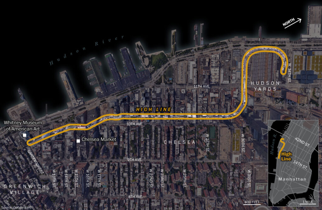 1740 nyc highline map