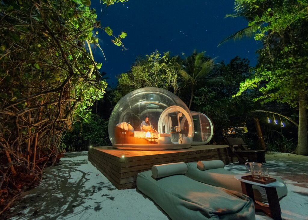 glamping at amilla maldives
