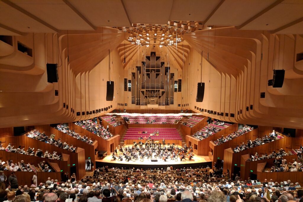 Sydney Opera House concert hall October 2018