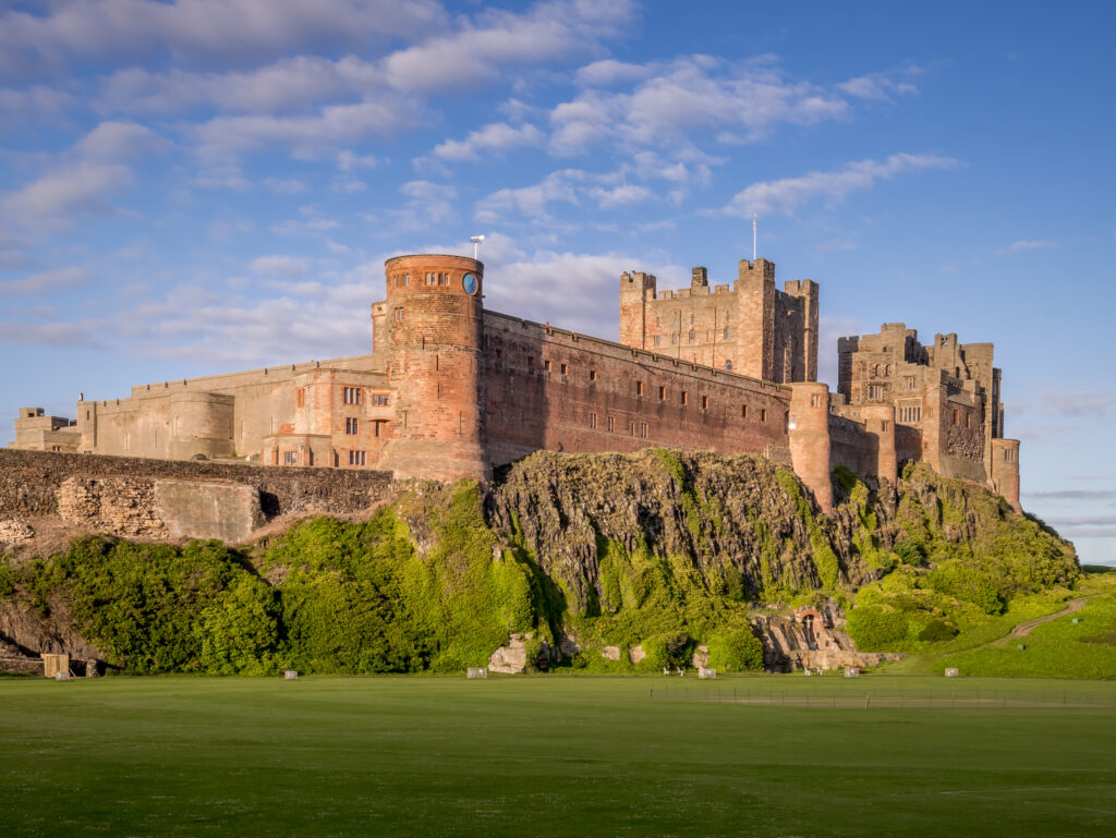 Bamburgh Castle beautiful day