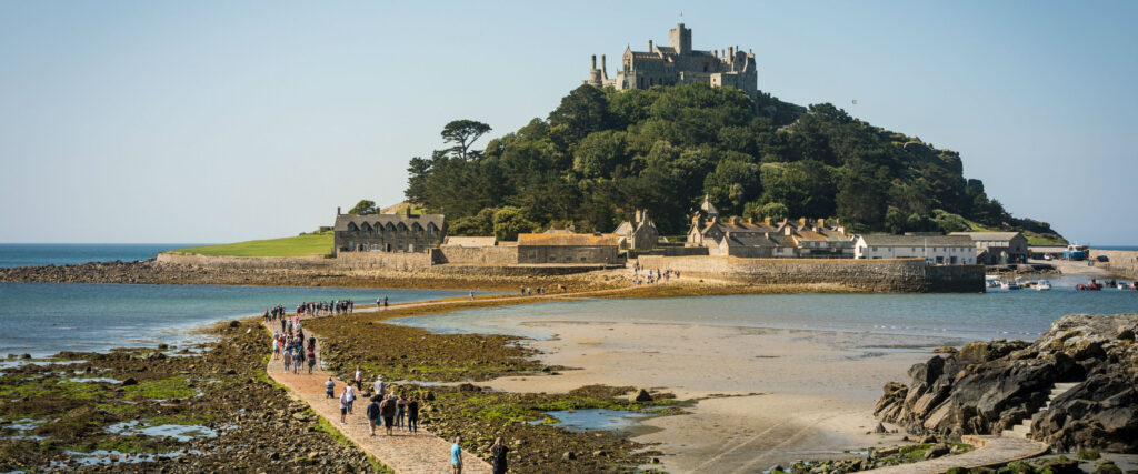 St michaels Mount at low Tide