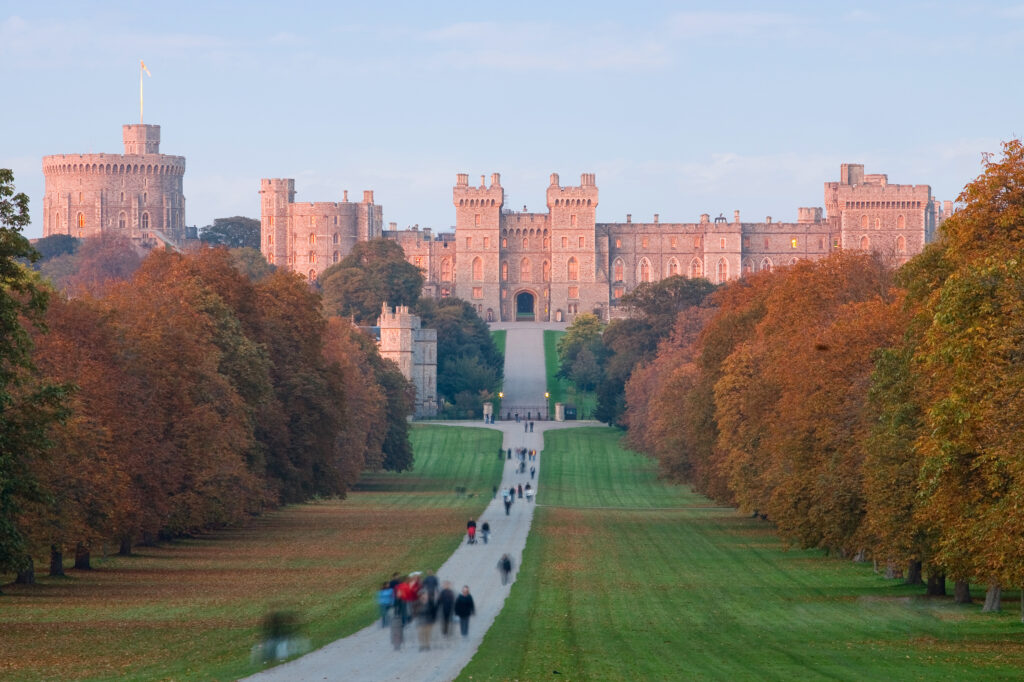 Windsor Castle at Sunset Nov 2006