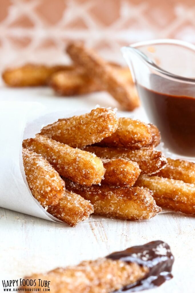 spanish homemade churros picture