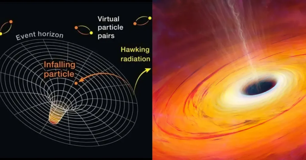 Hawking radiation cover